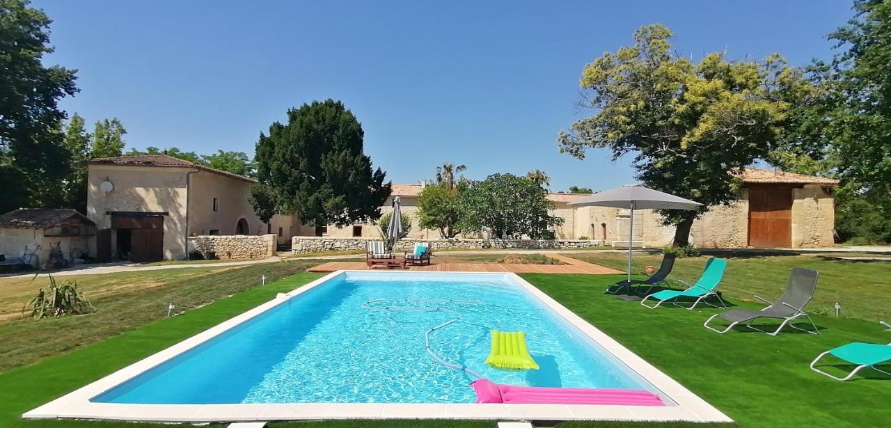 Bed and Breakfast Domaine de Gaïa, Piscine, Pétanque, Ping Pong, proche Saint-Emilion Guillac  Exterior foto