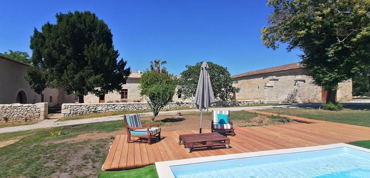 Bed and Breakfast Domaine de Gaïa, Piscine, Pétanque, Ping Pong, proche Saint-Emilion Guillac  Exterior foto